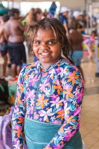 smiling girl at the Goldfields Spirit Carnival 2023