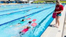 swimming lesson