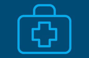 drawning of a first aid kit box