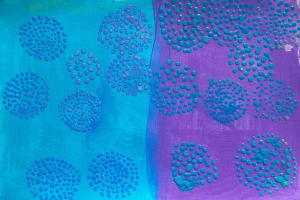 Healthway-Art-Competition-additional-2_2025_300x200.png Dark blue dots painted onto a split blue and purple background