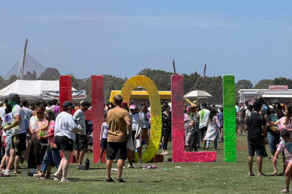Holi festival in Perth