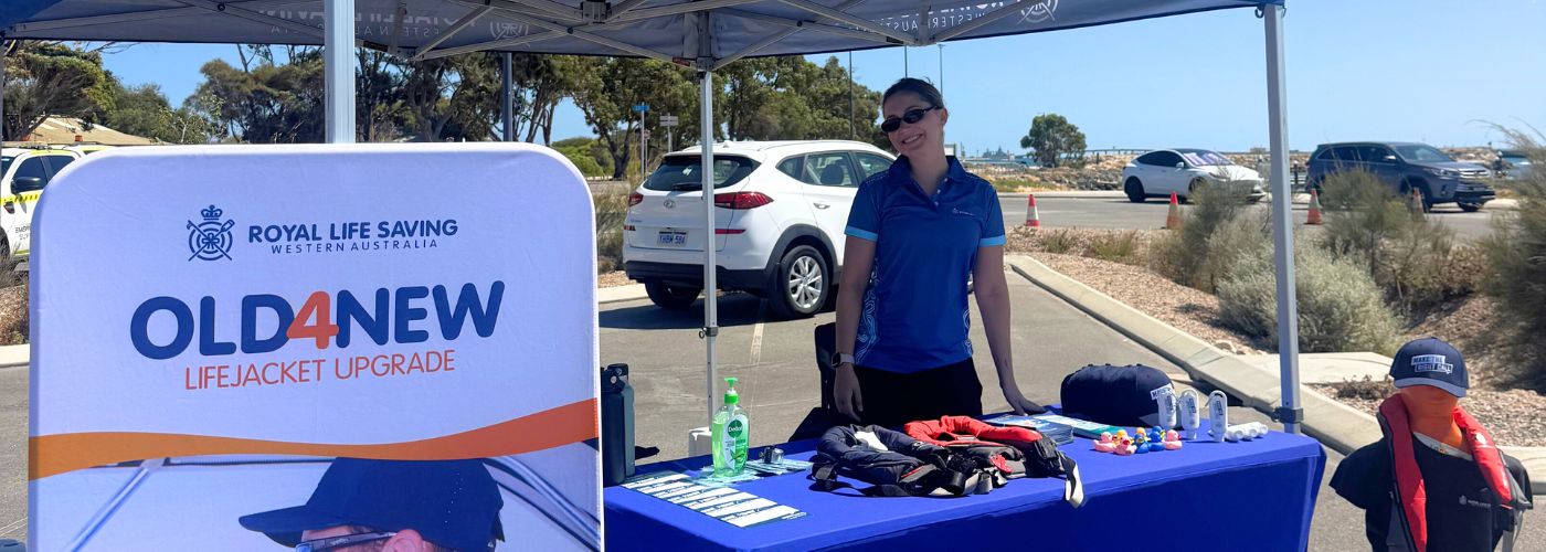 Stall set up at Rockingham Foreshore