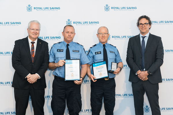 WAPOL Bravery Awards 2024_Gallery 1 Senior Constable Alex Mears and Senior Constable Leigh Woods