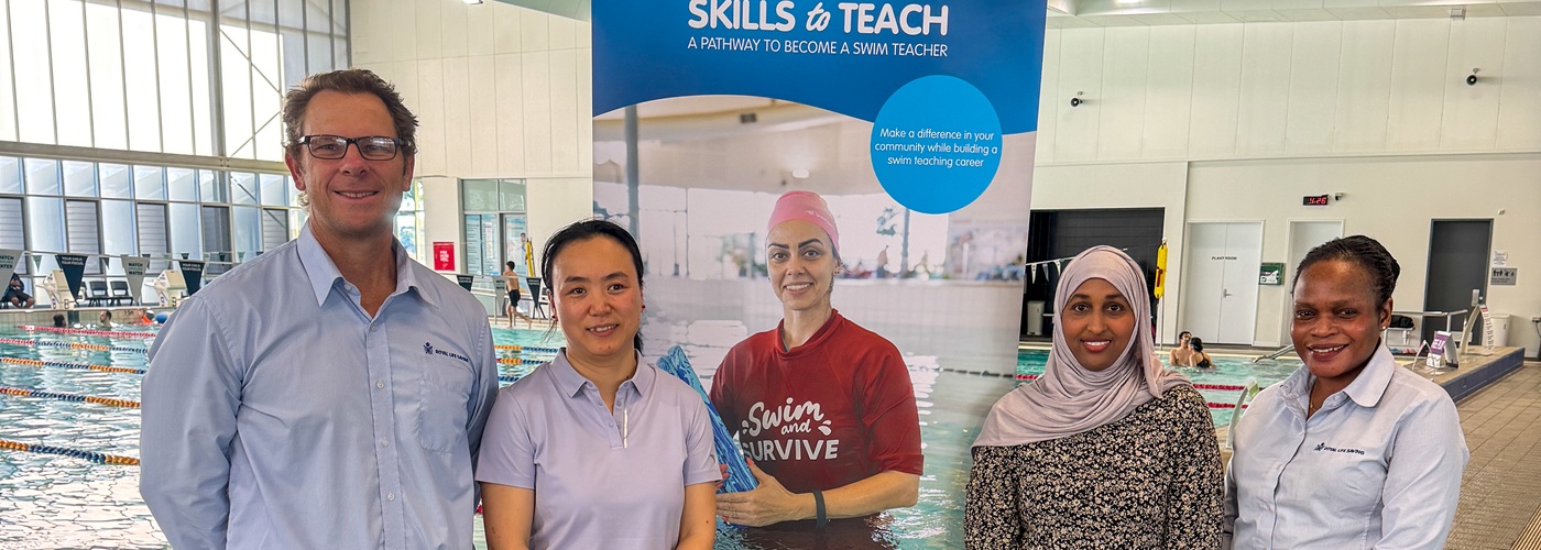 Royal Life Saving WA staff at the launch of the Skills to Teach program