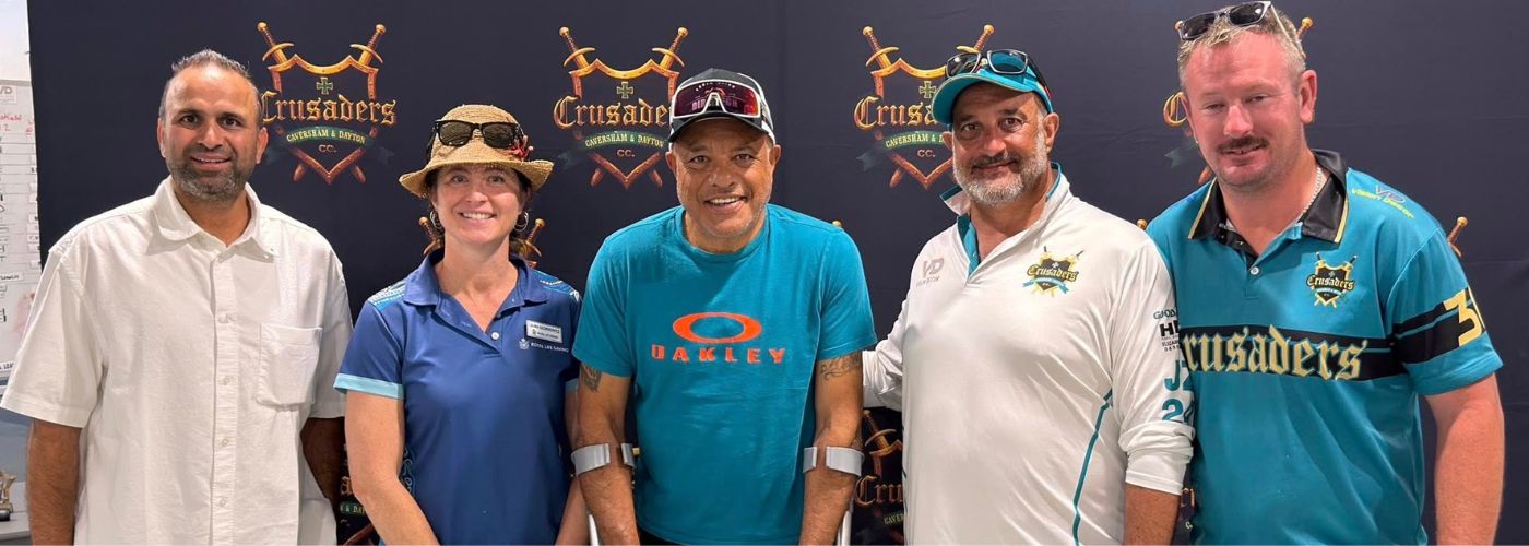 Group photo from Crusader Cricket Club award ceremony