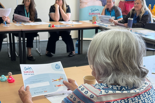Members of the Multicultural Steering Committee sit and discuss inclusion in WA aquatic centres