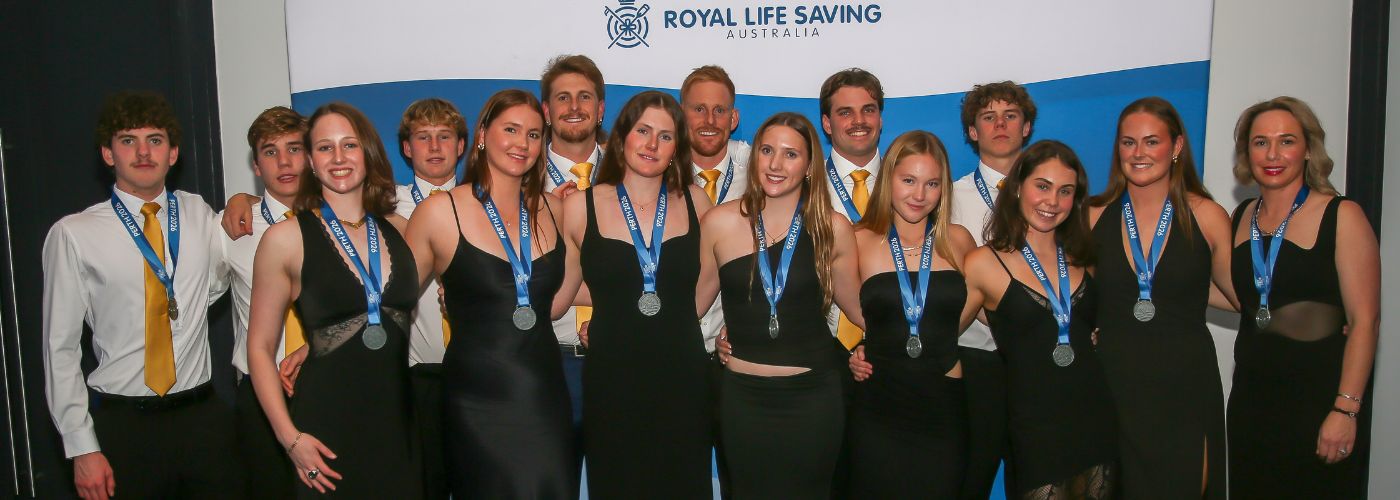Group photo of WA Team dressed for Presentation Dinner