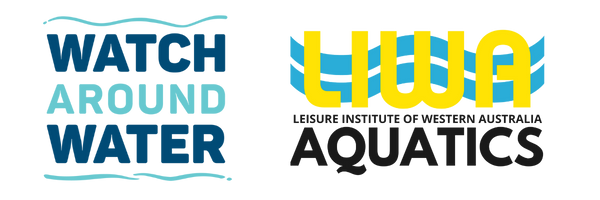 Watch around water and LIWA logos side by side