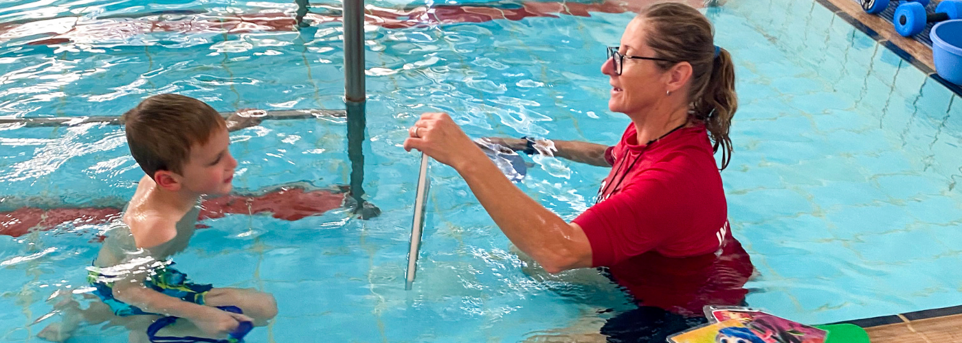A SAIL participant taking part in lessons