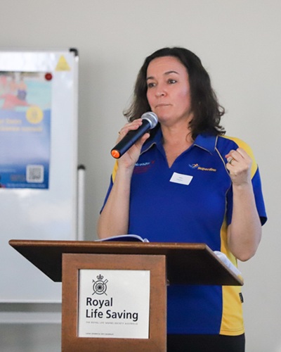 Helen Harris speaking at the 2026 Royal Splash Seminar