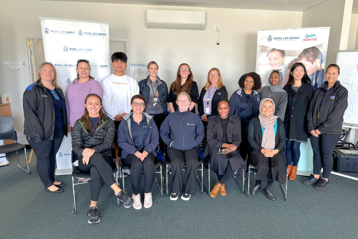 The Royal Life Saving WA Multicultural Steering Committee stand together