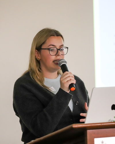 Alissa David speaking at the 2026 Royal Splash Seminar